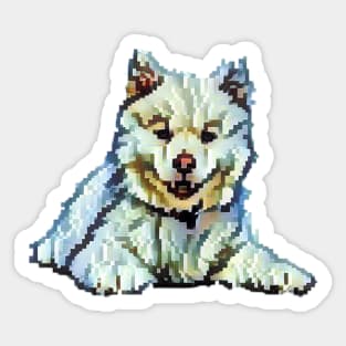 Gaming Dotted Dog Design Sticker